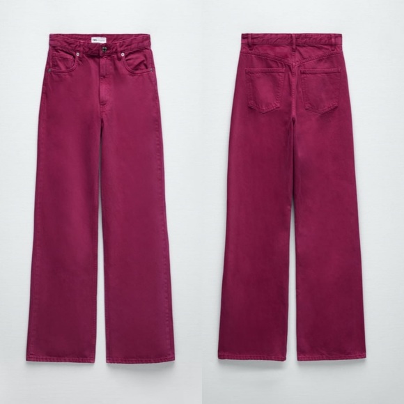 Zara Jeans Zara Full Length Wide Leg Jeans Poshmark